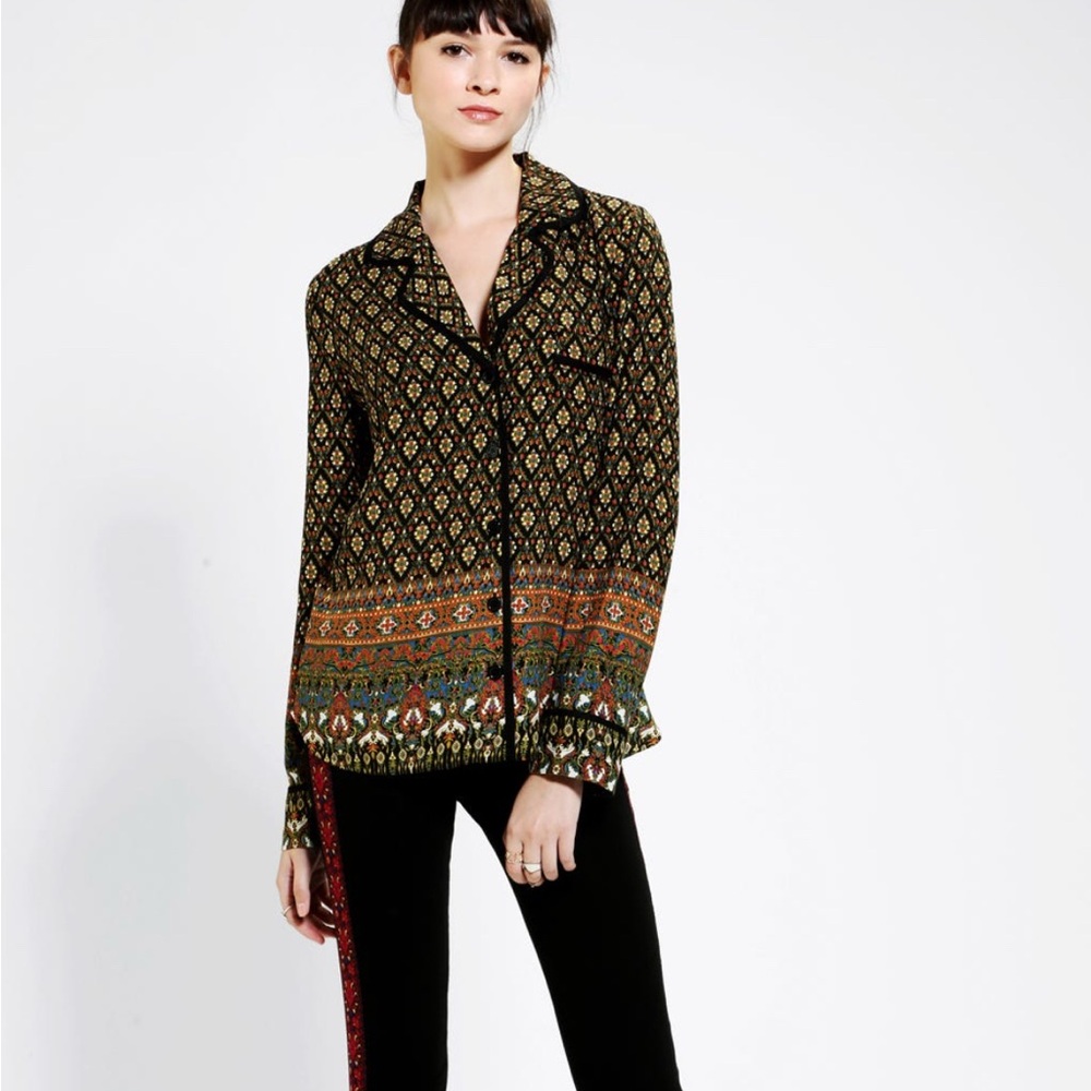 Susie Bubble & Phil Oh Collab Urban Outfitters Collection Boho Blouse Oh, Bubble - Picture 1 of 9